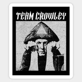 Team Crowley ††† Occultist Vintage-Style Design Sticker